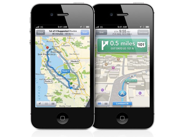 Phần mềm bản đồ Apple Maps của Apple